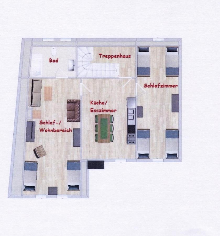 Das Altstadthaus Volkach Bagian luar foto